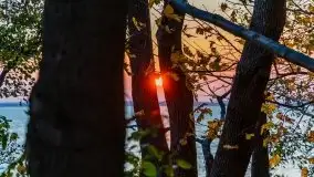 Zachód słońca, jezioro Dargin, przystań Melnik - zdjęcie 13