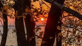 Zachód słońca, jezioro Dargin, przystań Melnik - zdjęcie 41