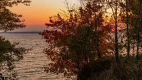 Zachód słońca, jezioro Dargin, przystań Melnik - zdjęcie 17