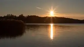 Zachód Słońca nad jeziorem Dobskim, listopad 2020 - zdjęcie 18