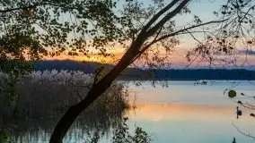 Zachód Słońca nad jeziorem Dobskim, listopad 2020 - zdjęcie 69