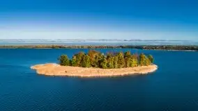 Jesienne jezioro Dobskie, Fuleda i wyspa Heleny, listopad 2020 - zdjęcie 5