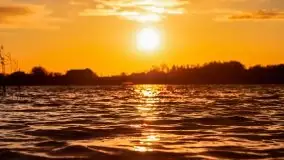 Zachód słońca i resztki jesieni nad jeziorem Ołów - zdjęcie 6