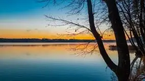 Pierwszy śnieg i wschód słońca nad jeziorem Boczne - zdjęcie 43