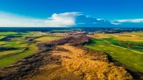 Jesień z lotu ptaka przy jeziorze Tałtowisko i kanale Grunwaldzkim - zdjęcie 34