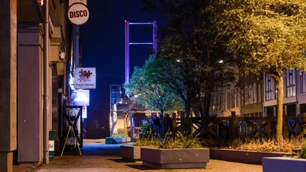 Nocne listopadowe kolory Giżycka - zdjęcie 9