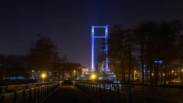 Nocne listopadowe kolory Giżycka - zdjęcie 11