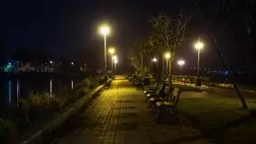 Nocne listopadowe kolory Giżycka - zdjęcie 29