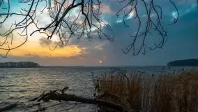 Wschód słońca przy moście Sztynorckim i jeziorze Dargin - zdjęcie 37