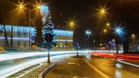 Nocne i mocno świąteczne Węgorzewo, grudzień 2020 r. - zdjęcie 1