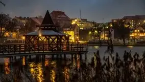 Nocny i świąteczny Kętrzyn, grudzień 2020 r. - zdjęcie 1
