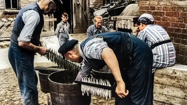 Przedwojenne pokolorowane zdjęcia Mikołajek (Nikolaiken) - zdjęcie 3