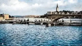 Przedwojenne pokolorowane zdjęcia Mikołajek (Nikolaiken) - zdjęcie 20