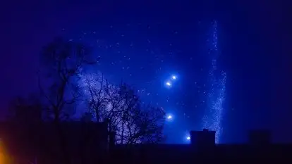 Mglista noc Sylwestrowa w Giżycku