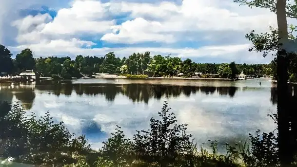 Przedwojenne i pokolorowane zdjęcia Rucianego Nidy (Rudczanny, Niedersee) - zdjęcie 5