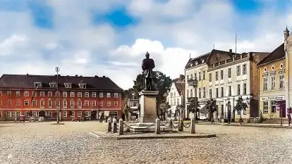 Przedwojenne kolorowe zdjęcia Pisza (Johannisburg)