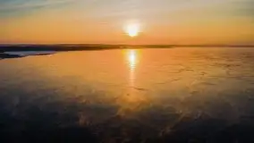 Zimowy wschód słońca nad jeziorem Dargin i... -27 stopni - zdjęcie 21