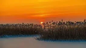 Zimowy wschód słońca nad jeziorem Dargin i... -27 stopni - zdjęcie 58