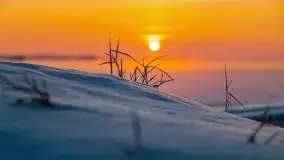 Zimowy wschód słońca nad jeziorem Dargin i... -27 stopni - zdjęcie 32