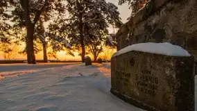 Zachód słońca nad jeziorem Święcajty, Cmentarz wojenny Jagerhohe - zdjęcie 31