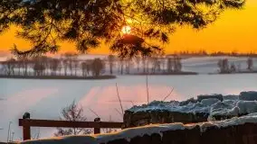 Zachód słońca nad jeziorem Święcajty, Cmentarz wojenny Jagerhohe - zdjęcie 22