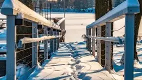 Stanica Wodna Stranda w zimowej scenerii - zdjęcie 52
