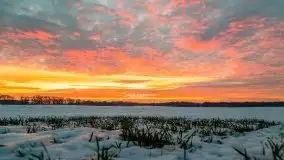 Wschód słońca w okolicach Sztynortu, zima 2021 - zdjęcie 27