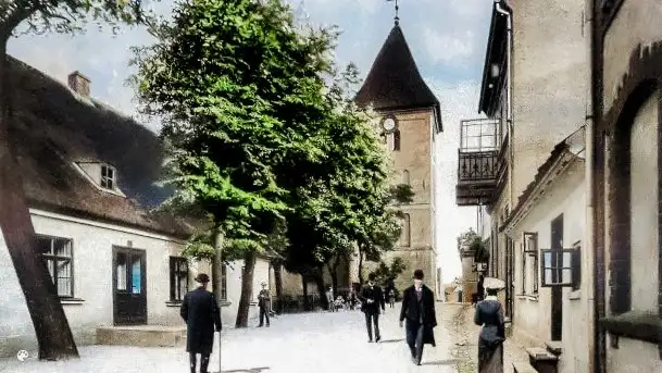 Przedwojenne pokolorowane zdjęcia Mrągowa (Sensburg) - zdjęcie 8