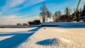 Zima w porcie AZS, jezioro Niegocin, 2021 r. - zdjęcie 39