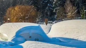 Zima w porcie AZS, jezioro Niegocin, 2021 r. - zdjęcie 33