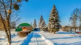 Zima w porcie AZS, jezioro Niegocin, 2021 r. - zdjęcie 35