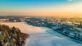 Zimowe Wydminy przed zachodem słońca, styczeń 2021 r. - zdjęcie 5