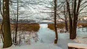 Zimowe Wydminy przed zachodem słońca, styczeń 2021 r. - zdjęcie 85