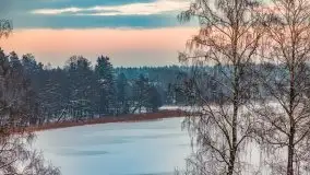 Zimowe Wydminy przed zachodem słońca, styczeń 2021 r. - zdjęcie 91