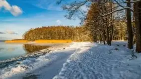 Kolejna dawka pięknej, mazurskiej zimy przy jez. Dargin - zdjęcie 35