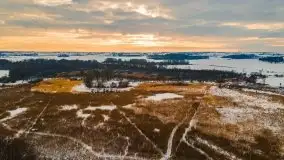 Zachód słońca w okolicach zimowych Kruklanek - zdjęcie 6