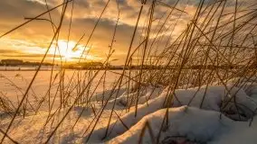 Zachód słońca w okolicach zimowych Kruklanek - zdjęcie 39