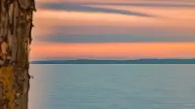 Zachód słońca w Giżycku nad jeziorem Niegocin 02.2021 - zdjęcie 30