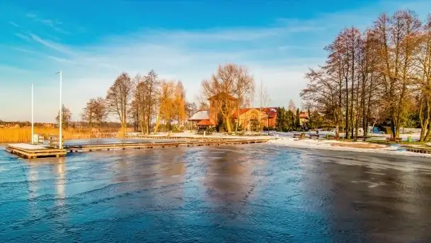 Port Ognisty Ptak w zimowej scenerii, 01.2021 r.