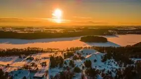 Zachód słońca w okolicach Starych Juch, 02.2021 - zdjęcie 36