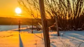 Zachód słońca w okolicach Starych Juch, 02.2021 - zdjęcie 24