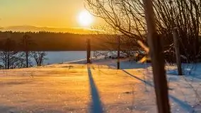 Zachód słońca w okolicach Starych Juch, 02.2021 - zdjęcie 19