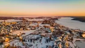 Zimowe Mikołajki skąpane w zachodzącym słońcu, 02.2021 - zdjęcie 19