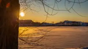 Zimowe Mikołajki skąpane w zachodzącym słońcu, 02.2021 - zdjęcie 13