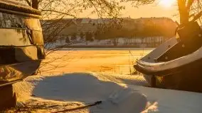 Zimowe Mikołajki skąpane w zachodzącym słońcu, 02.2021 - zdjęcie 26