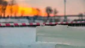 Wschód słońca w Giżycku w zimowej oprawie, 02.2021 - zdjęcie 24