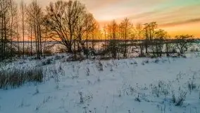 Zachód słońca Pierkunowo i okolice, luty 2021 - zdjęcie 6