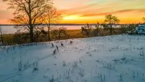 Zachód słońca Pierkunowo i okolice, luty 2021 - zdjęcie 47