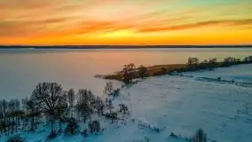 Zachód słońca Pierkunowo i okolice, luty 2021 - zdjęcie 15