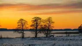 Zachód słońca Pierkunowo i okolice, luty 2021 - zdjęcie 70